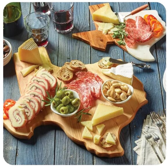Texas charcuterie bamboo board NWT - Picture 5 of 5